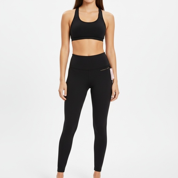 PINK Victoria's Secret Pants - Victoria’s Secret High Waist Black Leggings NWT | Size 4 | Compression Fit VSX